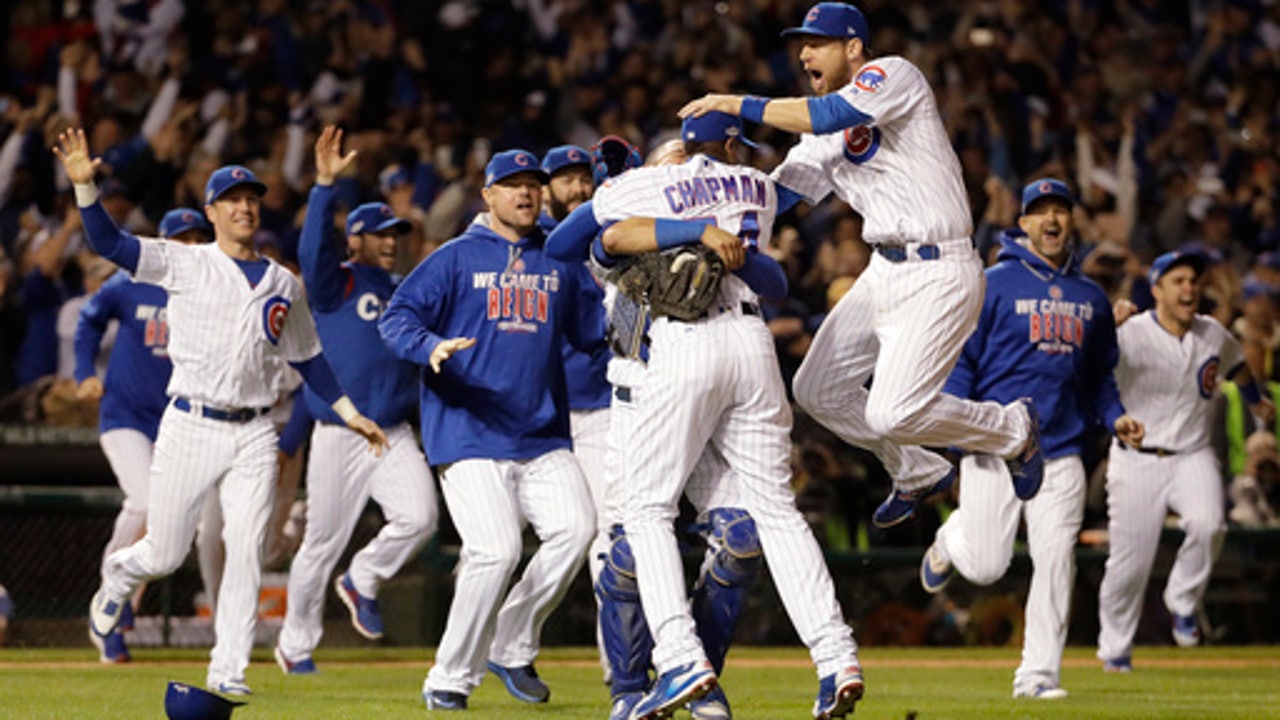 Cubs beat Dodgers 5-0 to reach 1st World Series since 1945